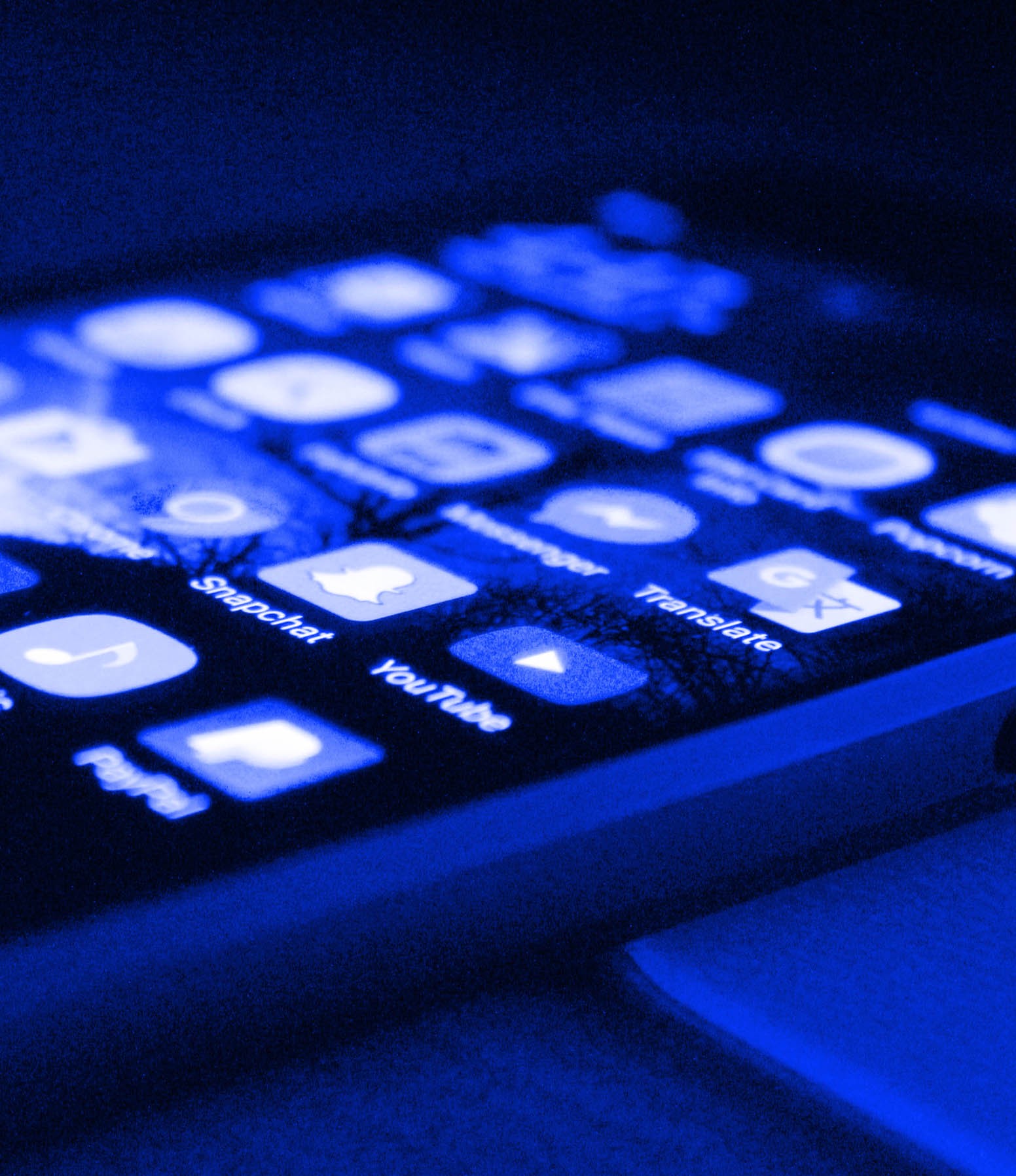 Variation of Apps on Tablet Device